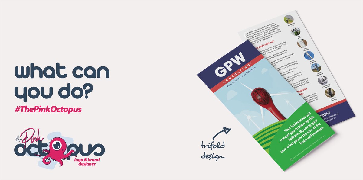 The_pinkoctopus's tweet image. #TrifoldDesign

A trifold is a great way of getting a lot of information across, having several panels to place text - breaks down that info so its not overpowering to the viewer. 

What to know more
happy to chat 

#ThePinkOctopus