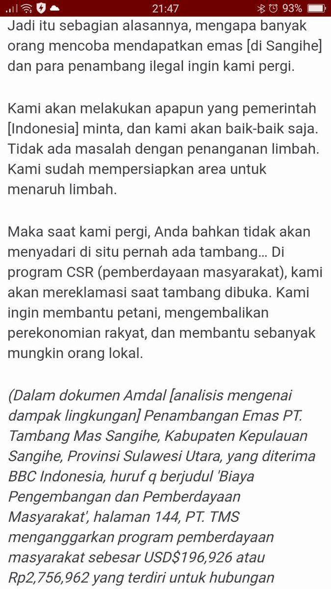 IndriyantiWidya's tweet photo. Sangat menarik untuk dibaca,
Jadi #savesangiheisland untuk kepentingan siapa? Apa tujuan dibaliknya? Mana yang benar dan harus diikuti?
Percayalah, hal-hal demikian banyak sekali bertebaran di akhir zaman ini
#garissemuSSI #politisiSSI #sangiheuntukrakyat
https://t.co/BqTdLVb9a0 https://t.co/yyks5IcP0A