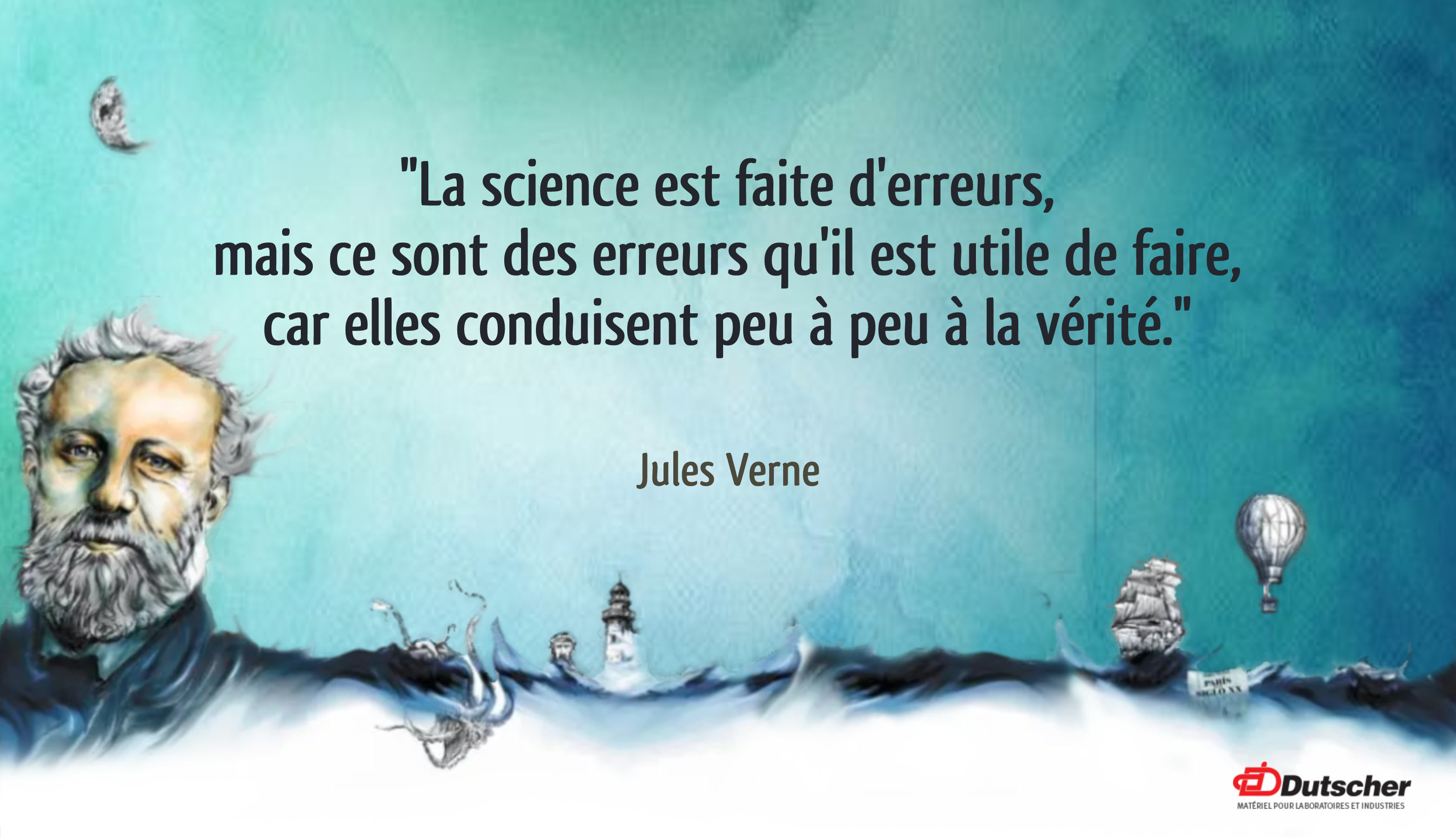 Dominique Dutscher on X: "[LA #CITATION DU JOUR] "La science est faite d'erreurs, mais ce sont des erreurs qu'il est utile de faire, car elles conduisent peu à peu à la vérité." -