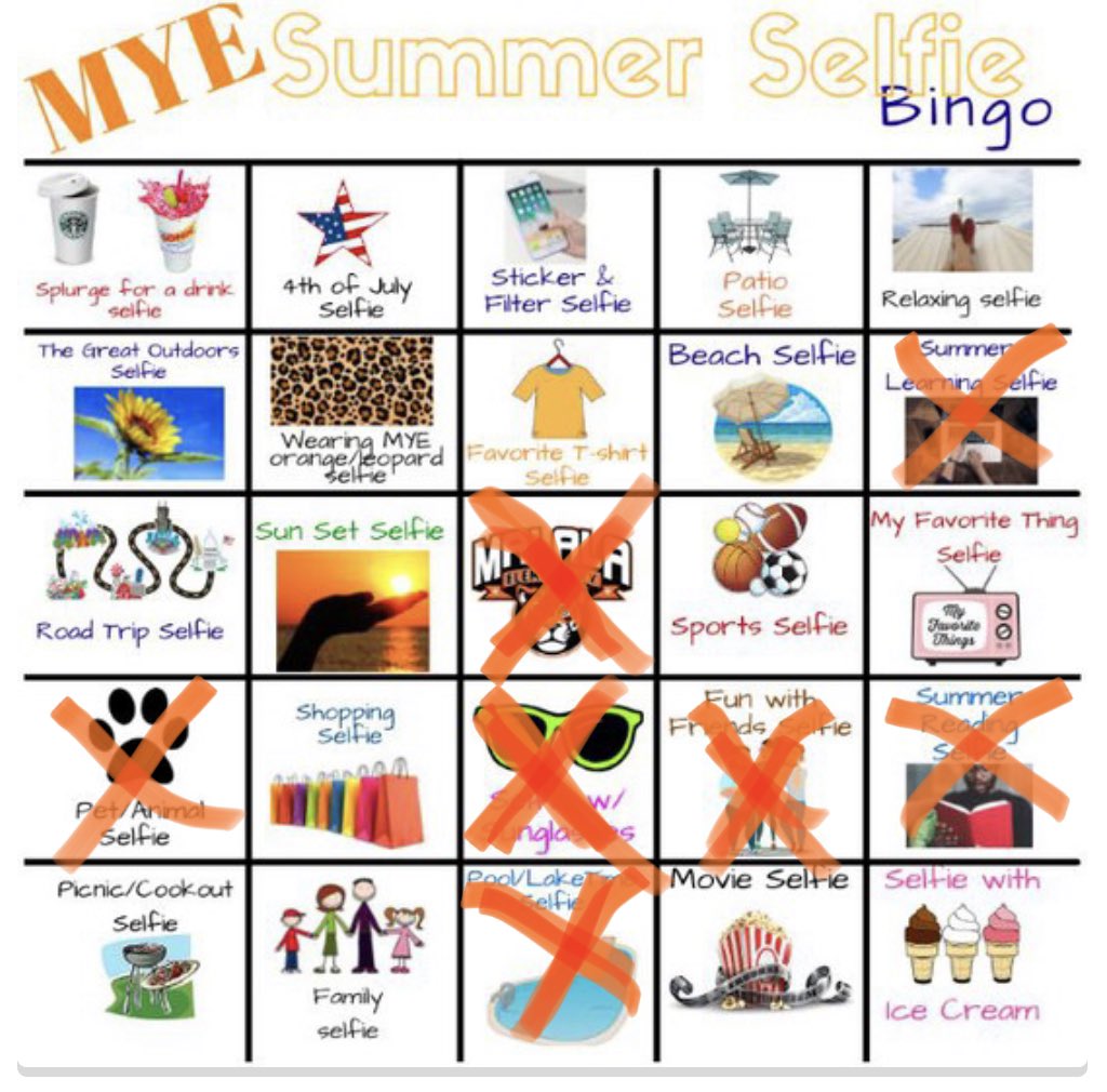 MmackaymathTx's tweet photo. The first month of summer is almost complete! Grateful for another month to continue checking off #MYESummerfun bingo! 😎🧡🐆 #refuel #recharge https://t.co/8cL6MJ3Amm