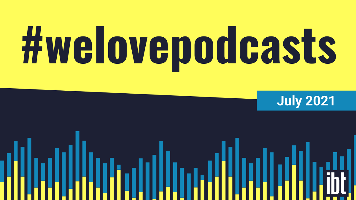 _ibt's tweet photo. We're looking forward to the start of IBT Podcast Month later this week!🎙️ Throughout July we'll be celebrating our members' podcasts, recommending our favourite podcasts, hosting events on podcasting + more. #IBTMembers can register for the events on our website. #welovepodcasts https://t.co/j8Gs5pXvK7