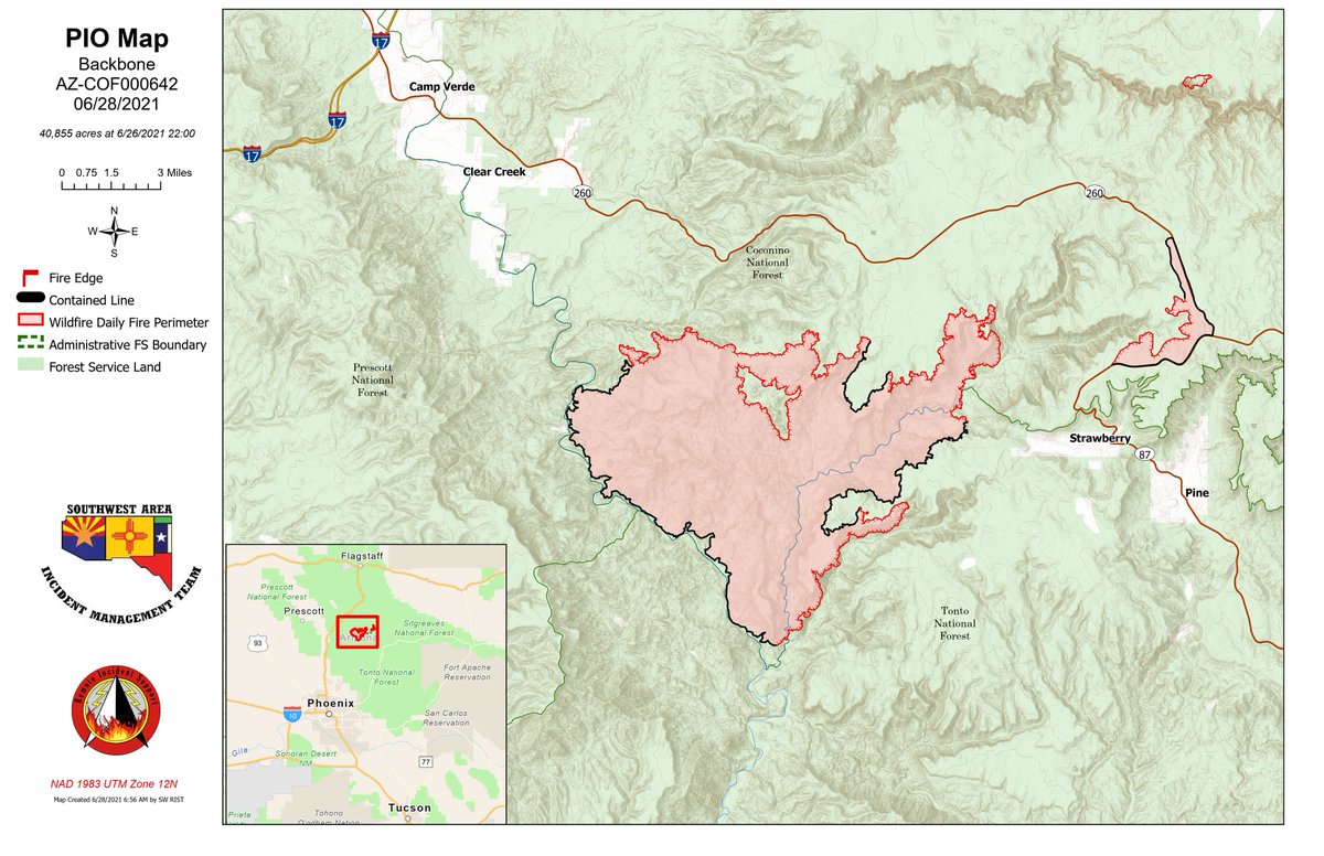 backbone_fire's tweet image. #Backbonefire2021 Public Information map and infrared map for June 28, 2021 inciweb.nwcg.gov/incident/maps/…
U.S. Forest Service - Coconino National Forest