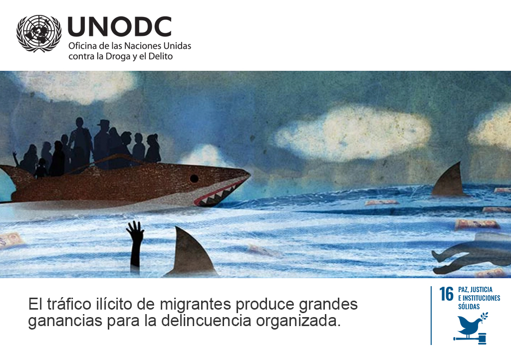 El #TráficoIlícitodeMigrantes produce grandes ganancias para la delincuencia organizada. Para combatir este delito, debemos:
• crear conciencia sobre sus peligros
• promover formas de vida alternativas
• mejorar la cooperación internacional
Más en👉 bit.ly/2HE5FWu