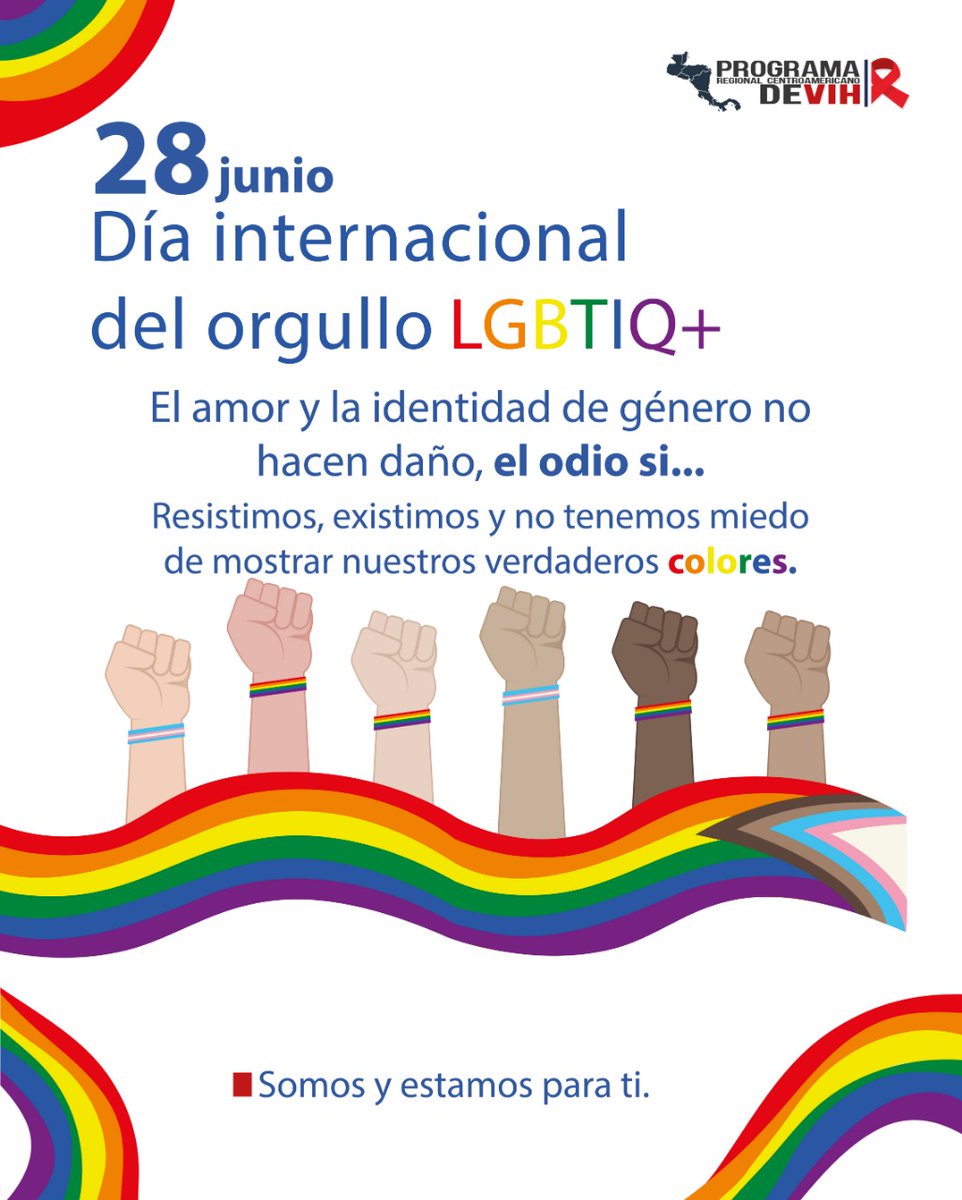 VicitsXela's tweet photo. Feliz  día internacional del Orgullo LGBTIQ+, no hay que tener miedo de mostrar nuestros verdaderos colores, en la lucha de los derechos y el respeto. #Pride2021 #OrgulloLGTBI #Orgullo #LGBT #SomosYEstamosParaTi #ClinicasVICITS #VicitsXela #MostrandoTusVerdaserosColores https://t.co/LytiQGBRQA