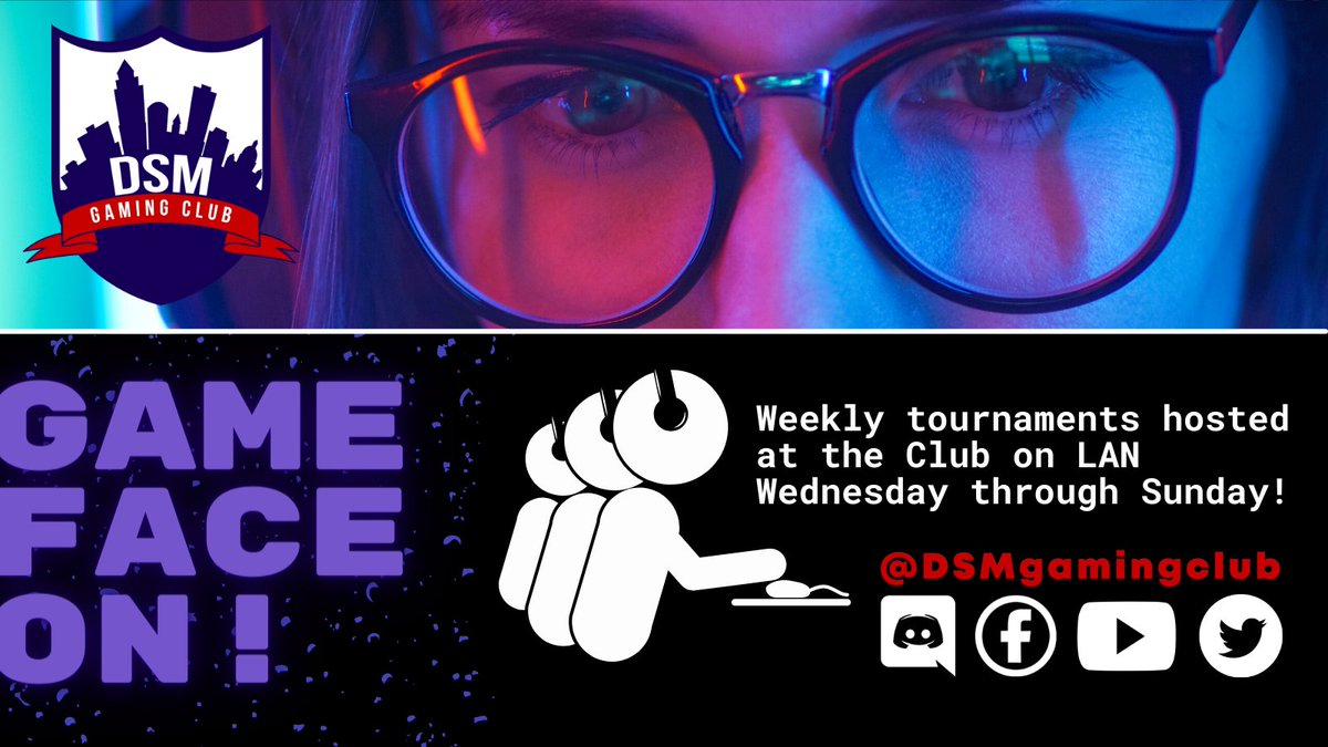 CuratedGrowthCo's tweet photo. So excited about great opening weekend and tournament turnout this past week @dsmgamingclub! #esportsDSM #dsmusa Check out the weekly tournament schedule: https://t.co/ybsVqbZgG0 https://t.co/XcYGR5WzTE
