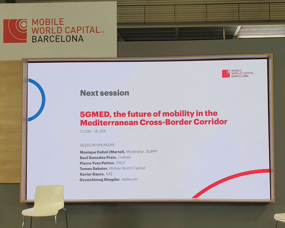 Martel_Innovate's tweet photo. Do not miss the @5GMED_EU panel moderated by Martel CEO @MoniqueCalisti at the @MWCHub

Join us in 15 minutes📍17:30 CEST 
Register here https://t.co/zgCv9N6iw5 

#MWC21 #5GPPP @5GPPP @one6GGlobal @NetTechEU @DigitalEU #5G #6G @affordable5g @5G_Blueprint #H2020 https://t.co/gjK60zZv3L