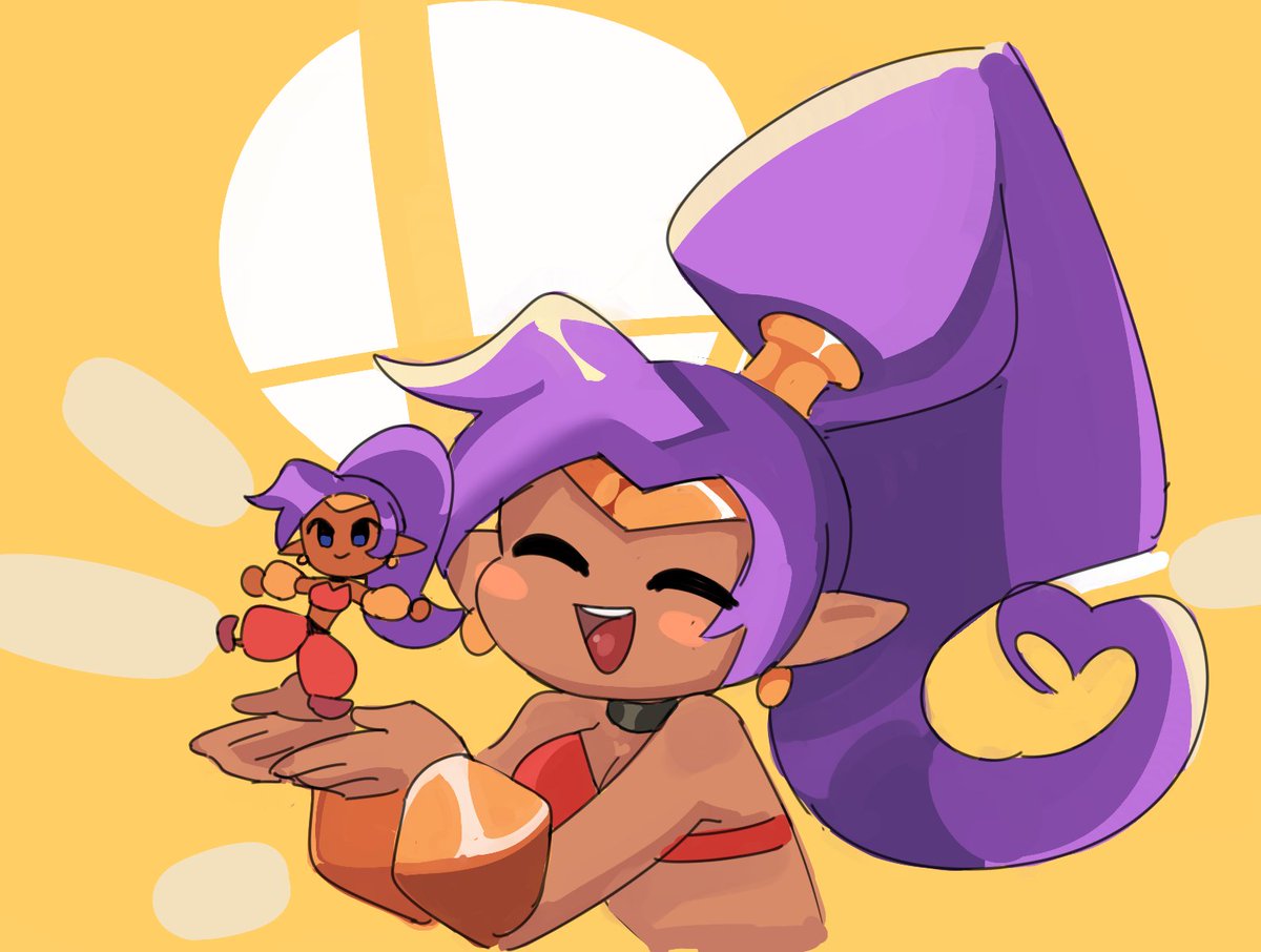 A mii costume!!! I'm so happy, I didn't think she'd get anything else!! #SmashBros #Shantae