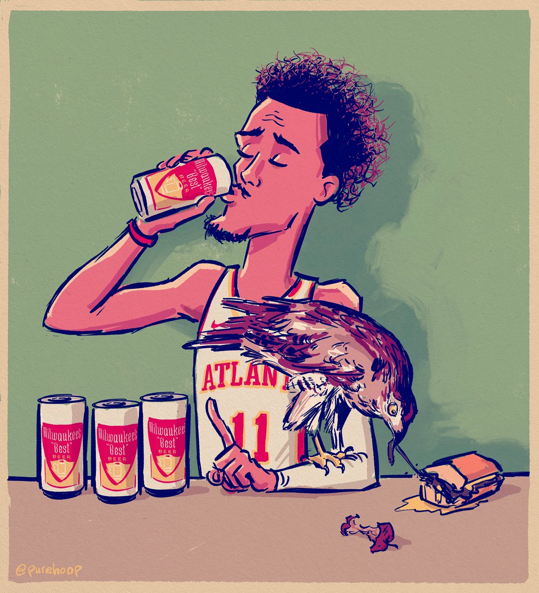 purehoop's tweet photo. Hawks/Bucks in liquid pics https://t.co/jwPKzMGqZq