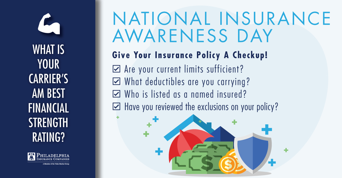 Today is #InsuranceAwarenessDay! Use this checklist to help ensure your #insurancecoverage meets your current needs and share it to encourage others to review their policies. 👌✅ #insurance #insurancepolicy