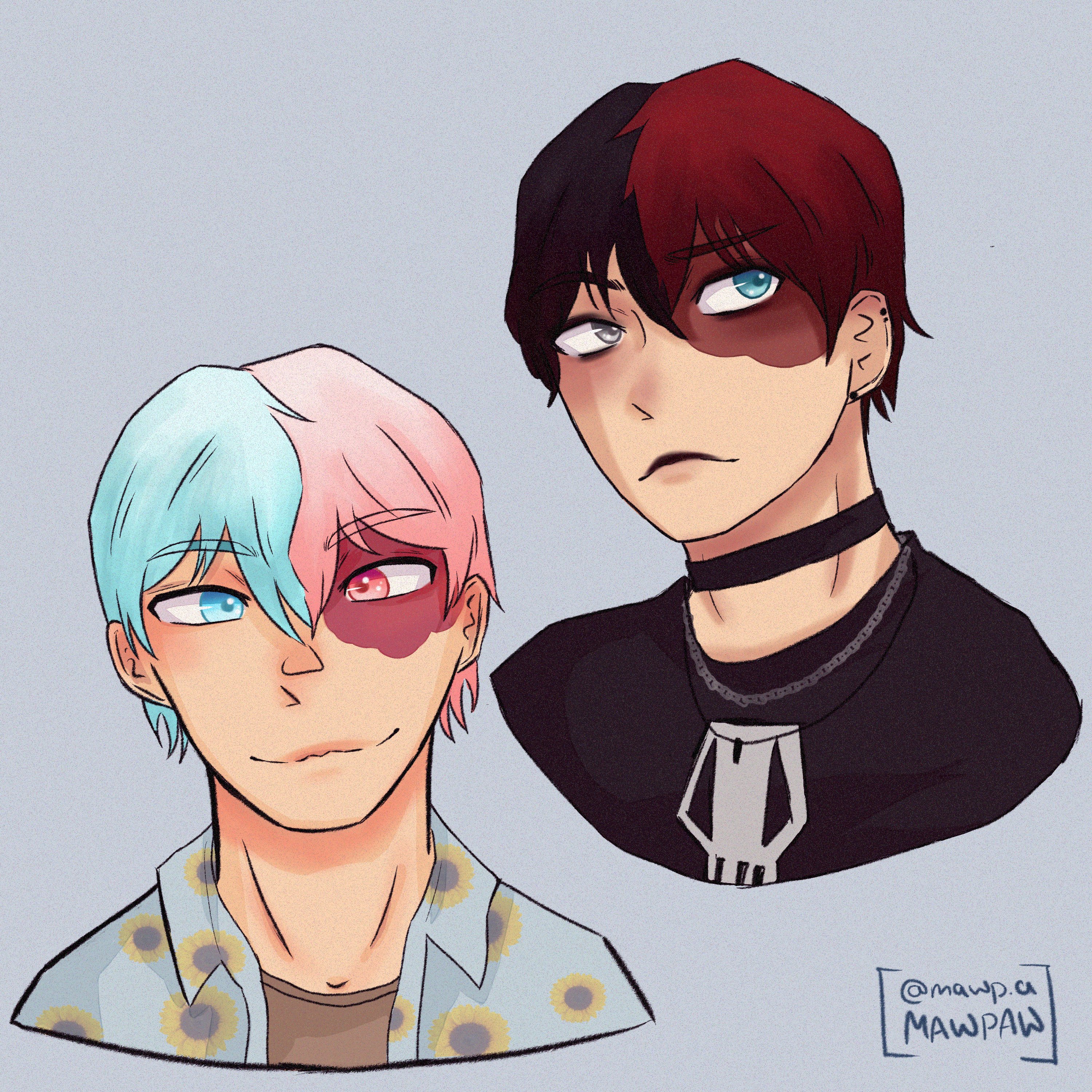 Mari Inspired By Edits Of Shoto I Ve Seen One Is Cotton Candy Todoroki And The Other One Is An Emo Ish Edit D Shoto Todoroki Bnha Mha T Co 4iqvbkfdqw Twitter