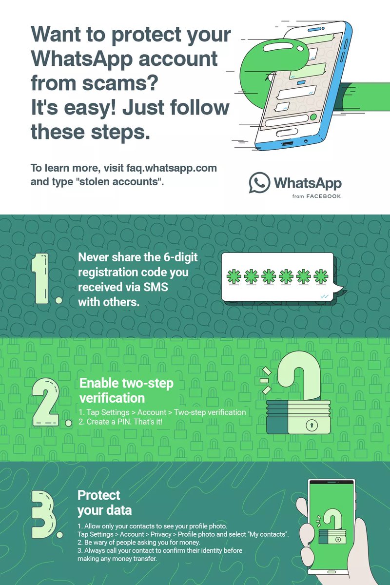 MPSSouthwark's tweet photo. We have seen a surge in WhatsApp accounts being hacked, if you are sent a text from WhatsApp with a code on it, don't share the code with ANYONE no matter who's asking, or the reason why. 

Learn more at https://t.co/vDiyRfWypU

#cyberprotect your account by following these tips; https://t.co/9IOTxfRMYc