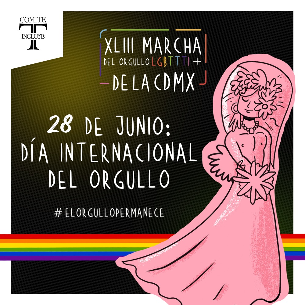 MarchaLGBTCDMX's tweet photo. Hoy al igual de todos los días, siente orgullo y alegría por quién eres y a quien amas, no permitas que nadie te haga sentir mal por ello. 

🏳️‍⚧️ ¡Radicalicemos la empatía! 🏳️‍🌈

#LoRadicalEsLaEmpatía #ElOrgulloPermanece #LGBT #Orgullo2021 https://t.co/k0cVXI3cJN
