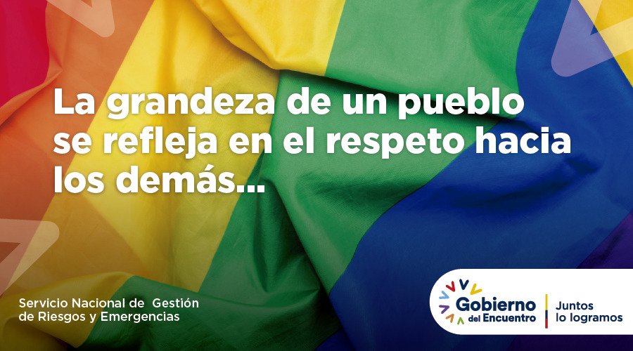 En este Gobierno del Encuentro reivindicamos el respeto a los derechos de las personas sin importar su diversidad ideológica, social o cultural. 

#ElEncuentroEsDiverso #JuntosLoLogramos