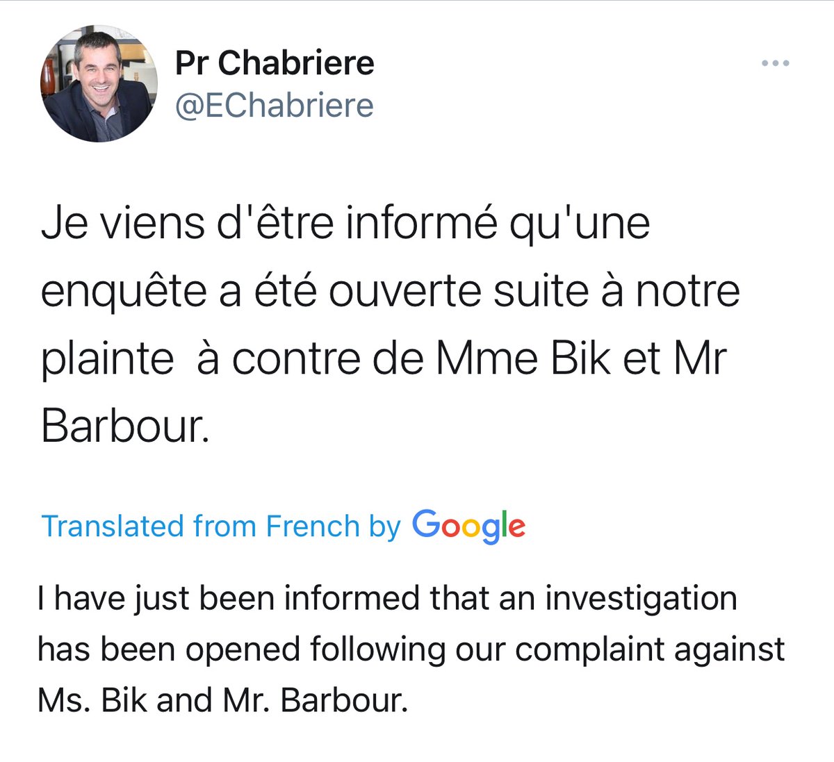 Thatsregrettab1's tweet photo. Rating: POSSIBLY TRUE.
Eric has exaggerated past claims, so let’s wait for independent confirmation. In any case, any independent investigation will show the opposite is true.
@PubPeer @BorisBarbour @MicrobiomDigest don't deserve this harassment. https://t.co/YueBHEf2UM