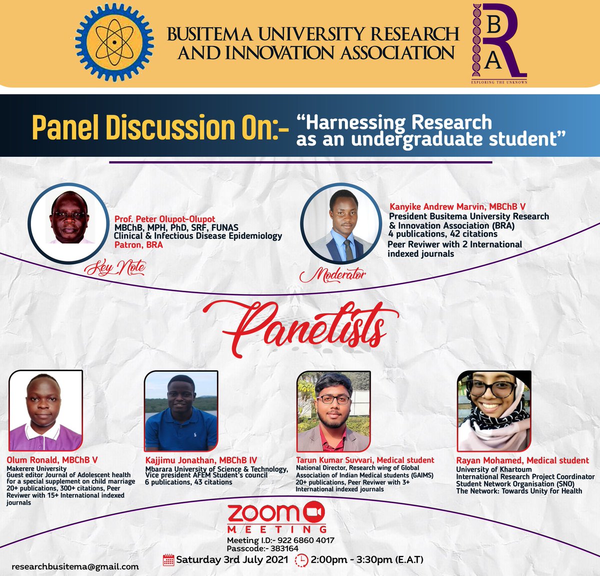 Kanyike Andrew Marvin, M.D. (@kanyikemarvin) on Twitter photo Growing interest of undergraduate students in research is a paradigm shift worth embracing. Join <a href="/ResearchBusite1/">Busitema University Research & Innov. Association</a> as we interact with medical students who have entrenched into research and a key note from Prof.Olupot <a href="/JonathanKajjimu/">Jonathan Kaj…</a> <a href="/IAmTheOlum/">Ronald Olum</a> <a href="/gavayahya/">Prof. Gavamukulya Yahaya, Ph.D.</a> <a href="/BUAIIR/">Busitema AI and Interdisciplinary Research Group</a> <a href="/dr_bongomin/">Felix Bongomin, MD MSc</a> Growing interest of undergraduate students in research is a paradigm shift worth embracing. Join <a href="/ResearchBusite1/">Busitema University Research & Innov. Association</a> as we interact with medical students who have entrenched into research and a key note from Prof.Olupot <a href="/JonathanKajjimu/">Jonathan Kaj…</a> <a href="/IAmTheOlum/">Ronald Olum</a> <a href="/gavayahya/">Prof. Gavamukulya Yahaya, Ph.D.</a> <a href="/BUAIIR/">Busitema AI and Interdisciplinary Research Group</a> <a href="/dr_bongomin/">Felix Bongomin, MD MSc</a>