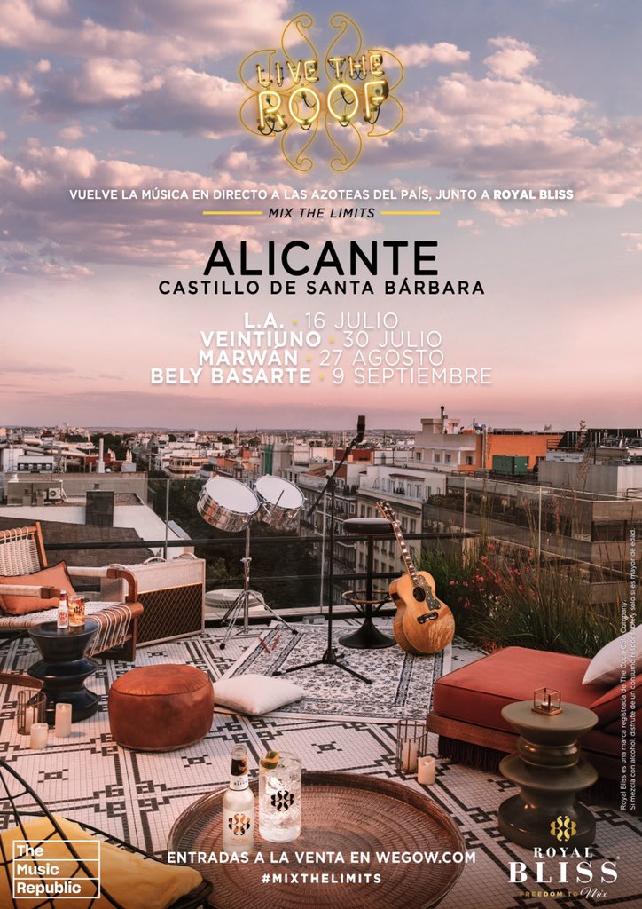 VEINTIUNO (@veintiuno_music) on Twitter photo Pues nos vemos este verano en <a href="/LiveTheRoof/">Live The Roof</a> Alicante, y también en Barcelona que quedan pocas entradas🖤 Pues nos vemos este verano en <a href="/LiveTheRoof/">Live The Roof</a> Alicante, y también en Barcelona que quedan pocas entradas🖤