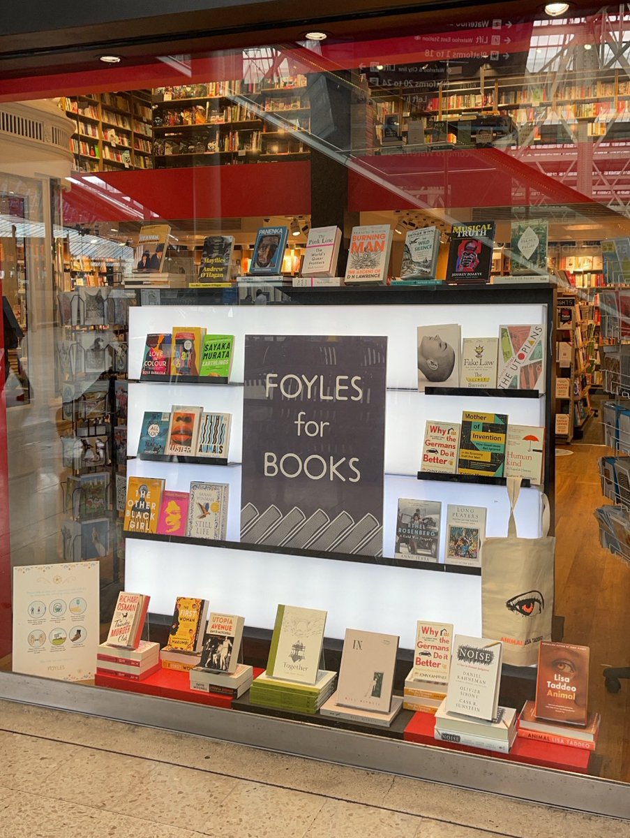 SavidgeReads's tweet photo. I found a new @Foyles I’ve not been to before earlier. I fell in. I bought four books. I met a lovely man called Tim. Tim, if you’re on Twitter say hello, also tell me who the booktuber is who starts their videos on a book shelf ladder. I’m jealous of them already. https://t.co/kf2aRlwQT6