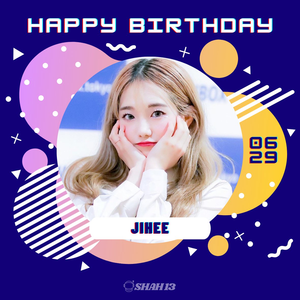 shah_13_'s tweet photo. Happy Birthday to Jihee!!! 🥳🎉
> Former #YellowBee (#Ari)
#HappyJiheeDay #Jihee
@dear_bunny__ https://t.co/aJWsHmKOV4