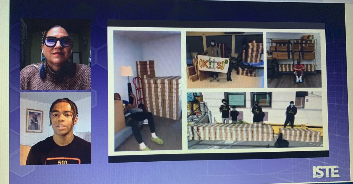 MsClassNSession's tweet image. Day 3: I am so inspired by young Ahmed Muhammed. He is doing great things! 🙌🏾🙌🏾 #ISTELive #istelive21 #BlackExcellence