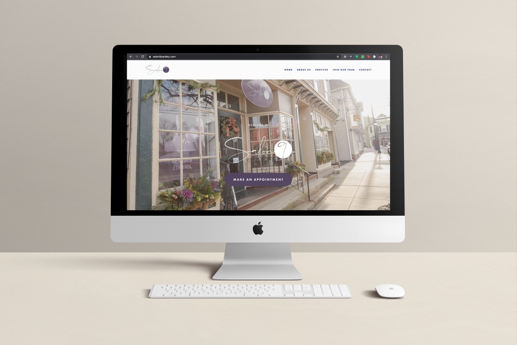 FZDesign's tweet image. A look at the website we built for @salon9yardley, always a pleasure to provide our services to local yardley businesses.