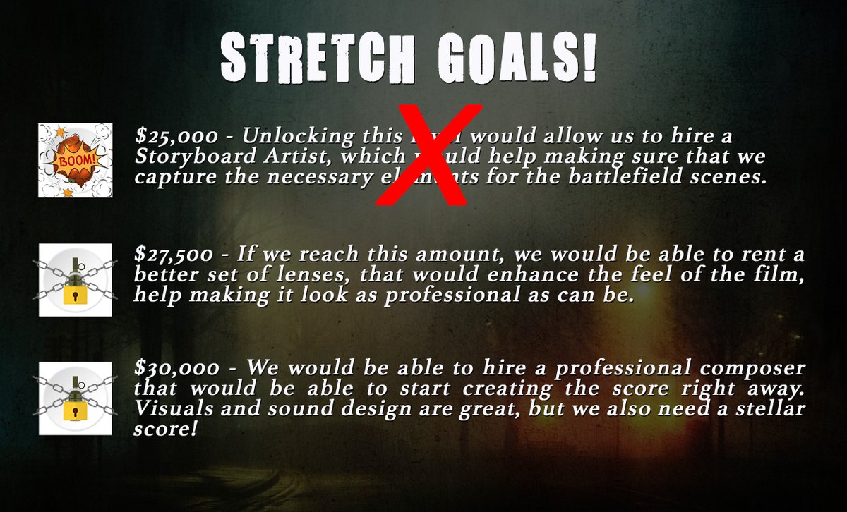 HERE WE GO! Last 10 Days! 

If the Social Media Gods have somehow passed you by - our campaign for "Fog of War" is in its final stages! We're super close to hit our second Stretch Goal! Pls check it out! 
seedandspark.com/fund/fogofwart…