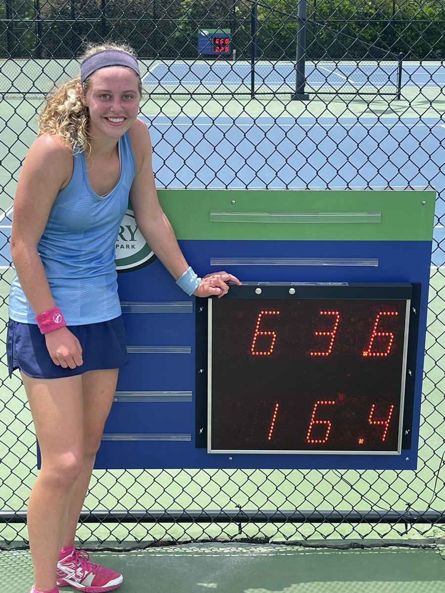 Congratulations Alexis!  2A State Tennis Champion! <a href="/FTFtigers/">Fred T. Foard HS</a> <a href="/Copas_Crazies/">Copas Crazies</a> @ccs1athletics <a href="/NCHSAA/">NCHSAA</a>