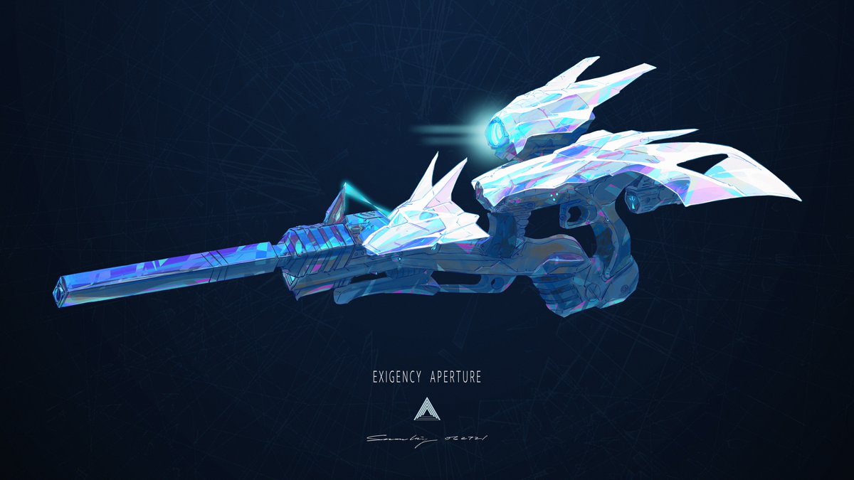 PedanticAuspice's tweet image. Before bed doodle.

Very Mythoclast ornament concept
(aka Atheon but he's a gun)

#Destiny2 
#Destiny2Art 
#DestinytheGame