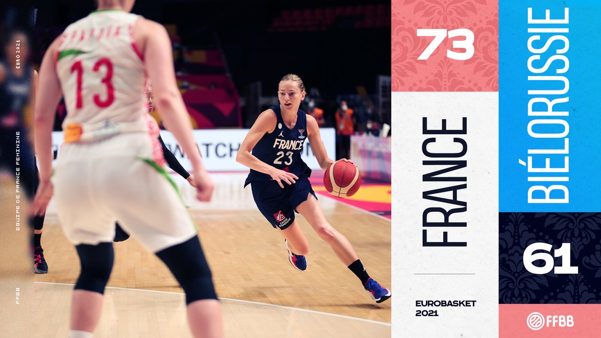 LES BLEUES 𝐄𝐍 𝐅𝐈𝐍𝐀𝐋𝐄 DE L'EURO !! QUE C'EST BON !! 😍💙🤩
5ème finale de suite 💪

#FRABLR #EDFBasket