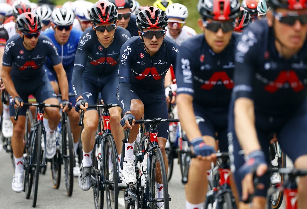 Dia 1 de <a href="/LeTour/">Tour de France™</a> 🟡🇫🇷 Nervios, caídas, pero siempre a salvo! Good job @ineosgrenadiers 🙌🏽 Mañana más !! 👊🏽 📸 <a href="/bettiniphoto/">BettiniPhoto</a>