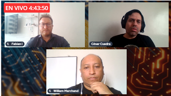BSides593's tweet photo. César y William desde #Perú y parte del equipo de @OpenSec comparten su conocimiento sobre "Red Team" en redes OT, con la comunidad de hacking y ciberseguridad del #Ecuador. ¡Gracias Amigos! https://t.co/IEicr5dCJs
