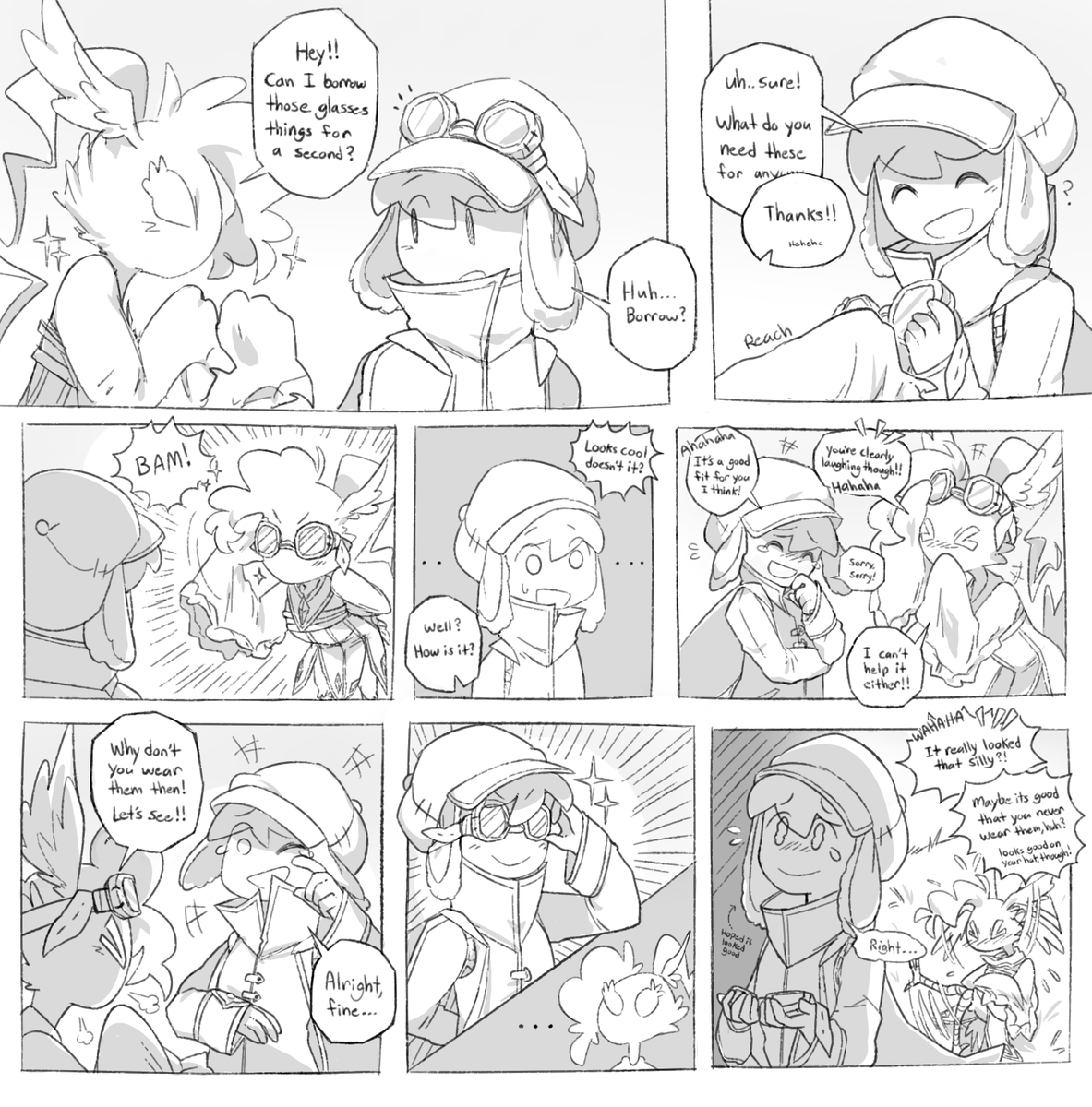 have this doodle comic i enjoyed too much 