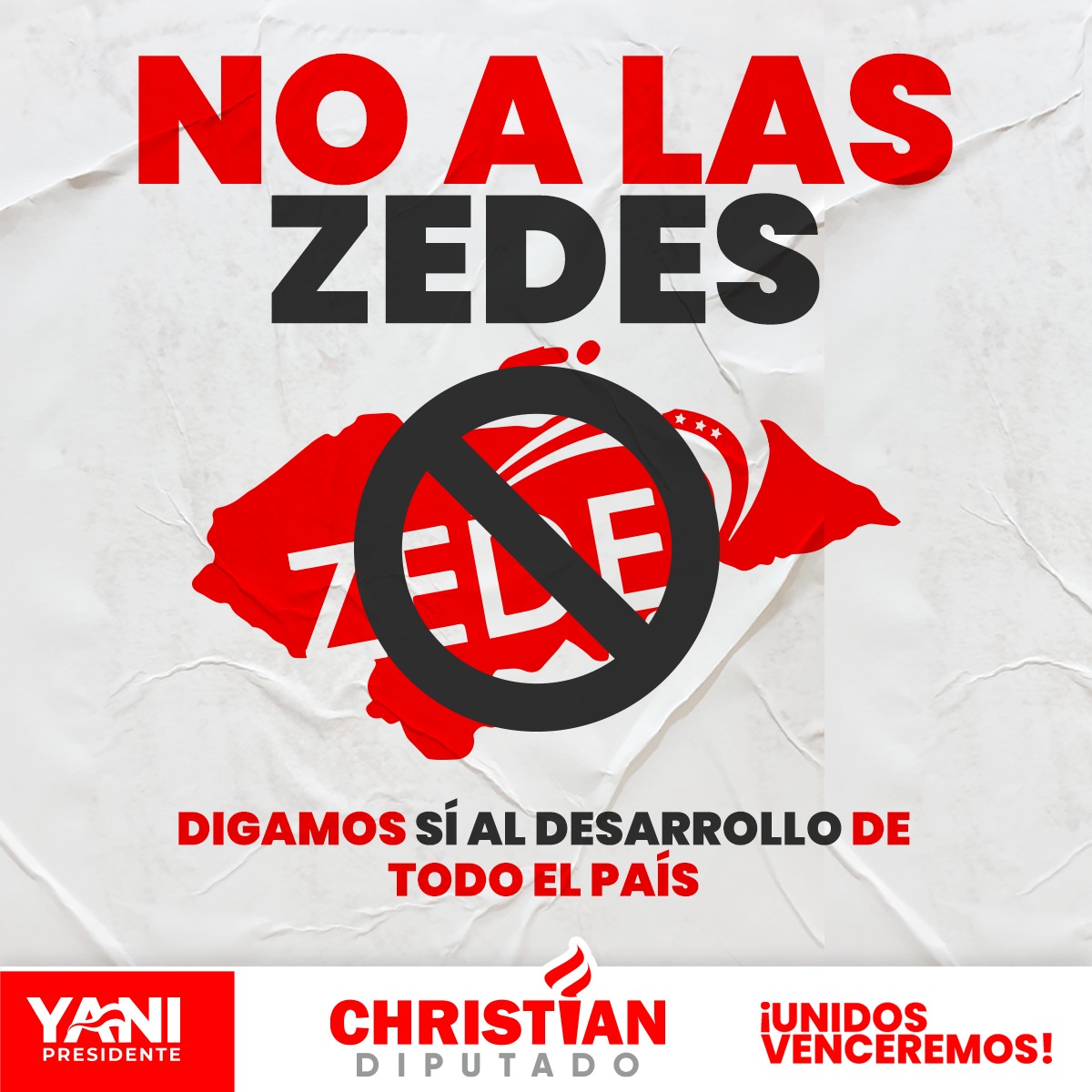 Deben de dejar a un lado los intereses personales y buscar el bien común. Por eso estamos en contra de las 🚫ZEDES y a favor del desarrollo de todo un país.

Por que cuando se gobierna, no es solo para un grupito de personas, si no para todo el pueblo hondureño🇭🇳
<a href="/CCEPLH/">Partido Liberal de Honduras</a>