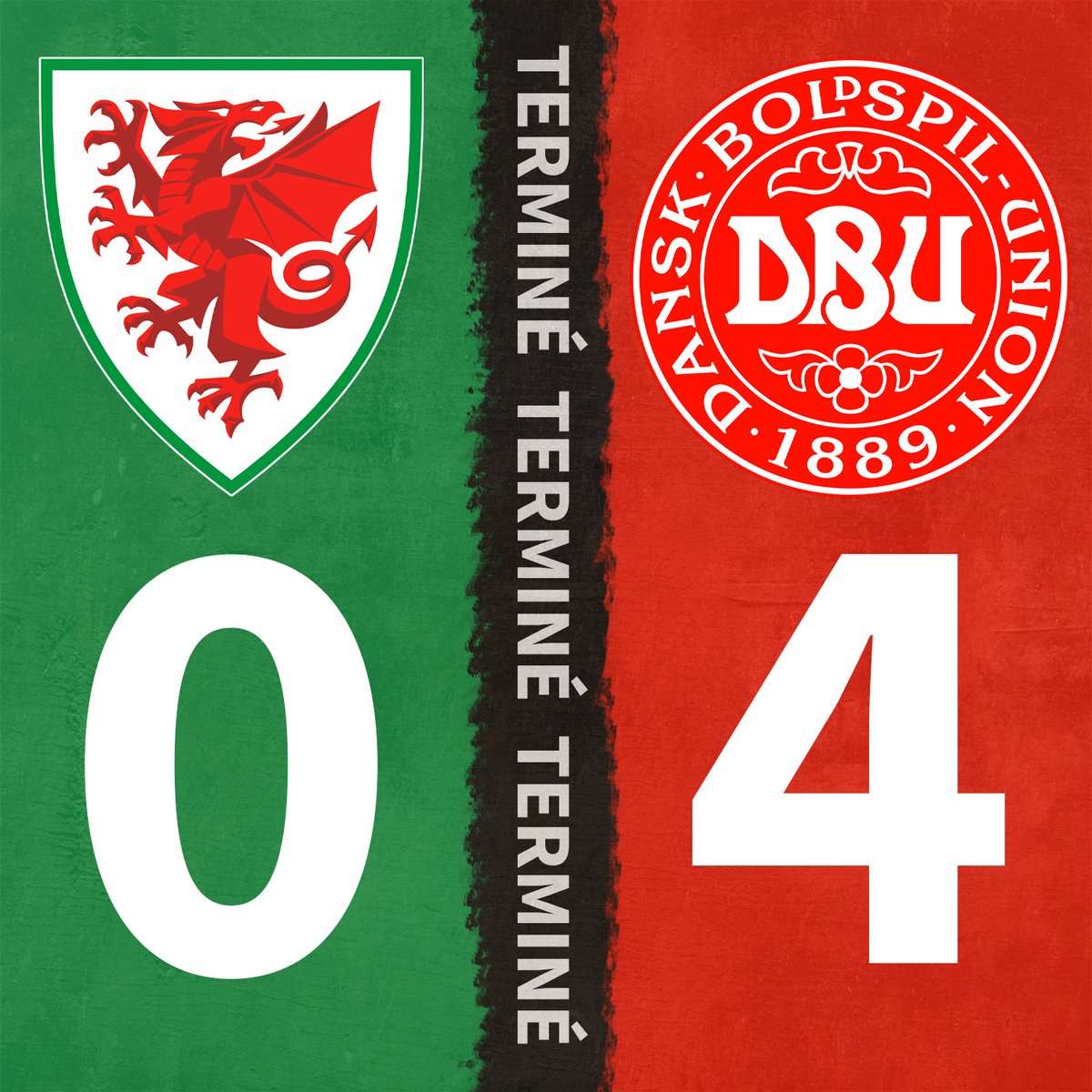 NordiskFootball's tweet photo. LE DANEMARK EST QUALIFIÉ POUR LES QUARTS !
Quelle démonstration collective encore affichée par ce groupe avec ce 4-0 !
Un doublé de Dolberg qui a profité de sa titu pour s'illustrer à Amsterdam puis Maehle et Braithwaite pour conclure.
L'aventure et le rêve continue 🥰 #DEN https://t.co/VpYgxzfM6l