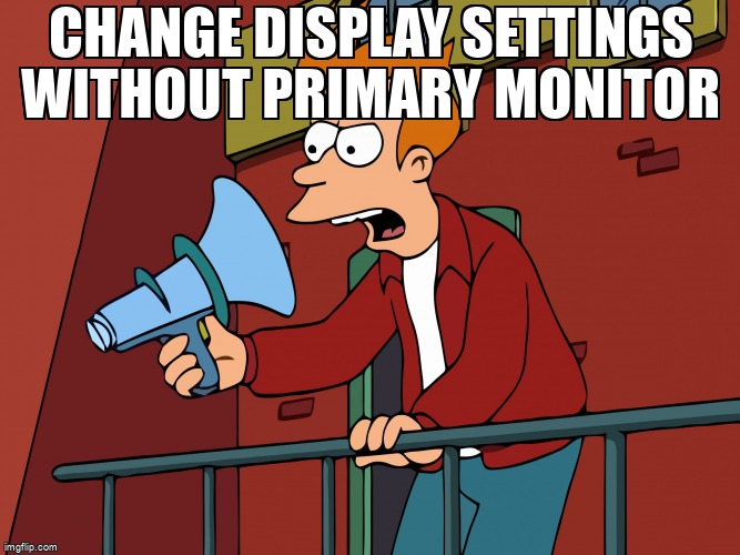 askubuntumemes's tweet image. Change display settings without primary monitor askubuntu.com/questions/1348… #displaymanager #multiplemonitors