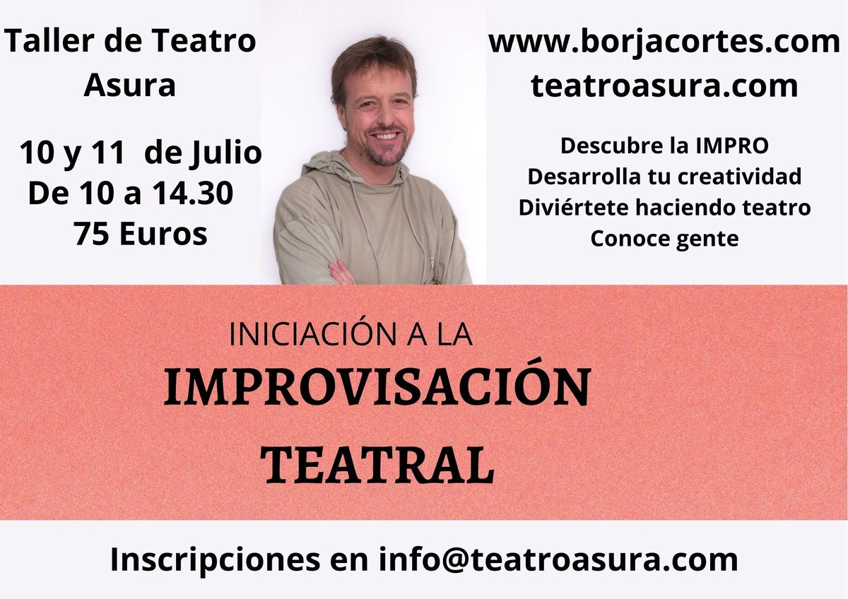 ¡Descubre la #ImprovisaciónTeatral!
#creatividad #teatro #cursosdeimpro #cursosdeteatro #cursosdeverano