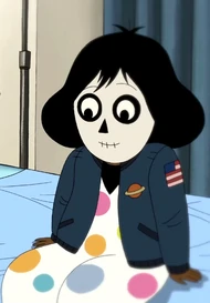 clownofthe_'s tweet photo. the clown of the day is sara from over the garden wall! https://t.co/7yMe6oBHbP