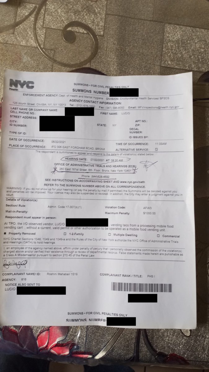 On Tuesday, Lucio, a street vendor in the Bronx, received a $1,000 fine for selling tacos without a permit.

Lucio lost his restaurant job in 2020. He was excluded from all pandemic relief, and now fined for trying to survive. The criminalization of the working-class MUST end!