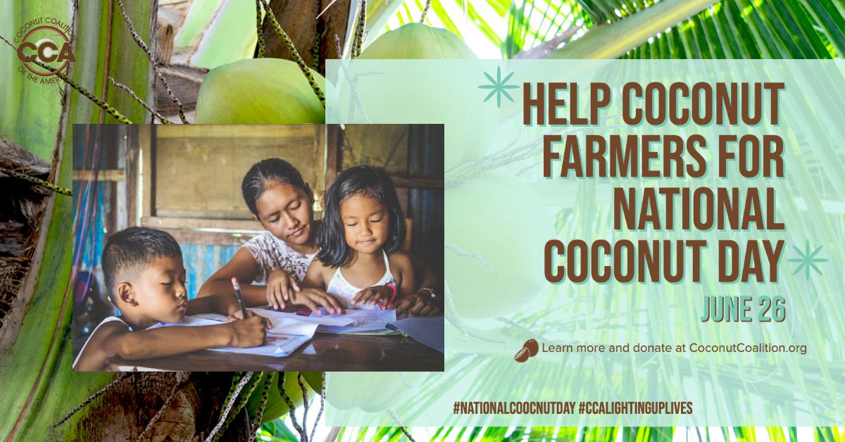 coconutbenefit1's tweet photo. It's #NationalCoconutDay! 🥥In honor of this holiday celebrating our favorite drupe, we are raising funds to help #coconutfarmers.   #donate https://t.co/ULCzx4RHQs
Just $30 will provide power to one home.  #coconut #lightinguplives   #solar #community #donatenow #givingback https://t.co/YmHcadpg7B