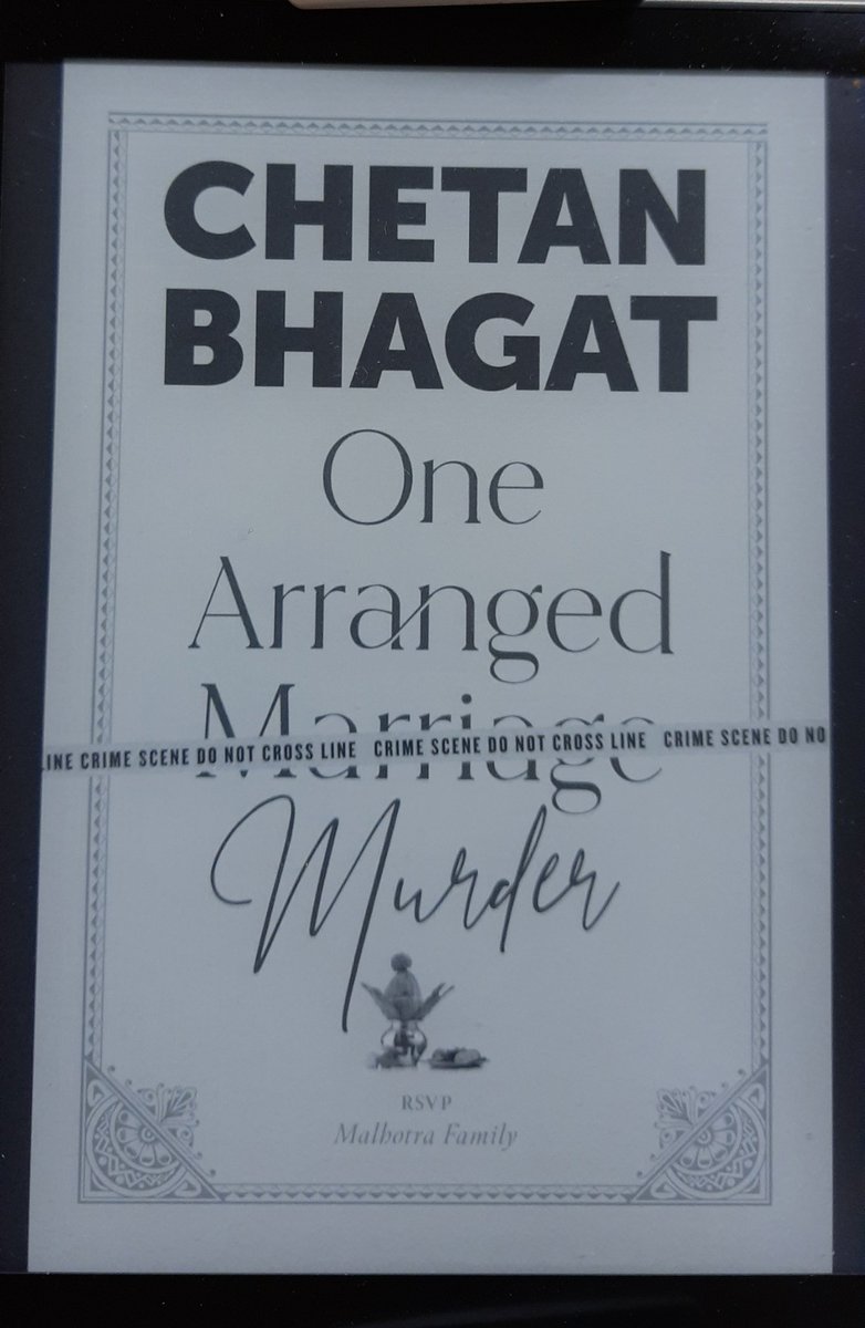 aravind_aar's tweet photo. Chetan Bhagat's attempt at detective fiction, #OneArrangedMurder is my 16th (of 60) read (#IndianRead 2/15) this year. It was a quick read, but not very impressive...
#BrunchBookChallenge @HTBrunch https://t.co/NR5QUTSQcq