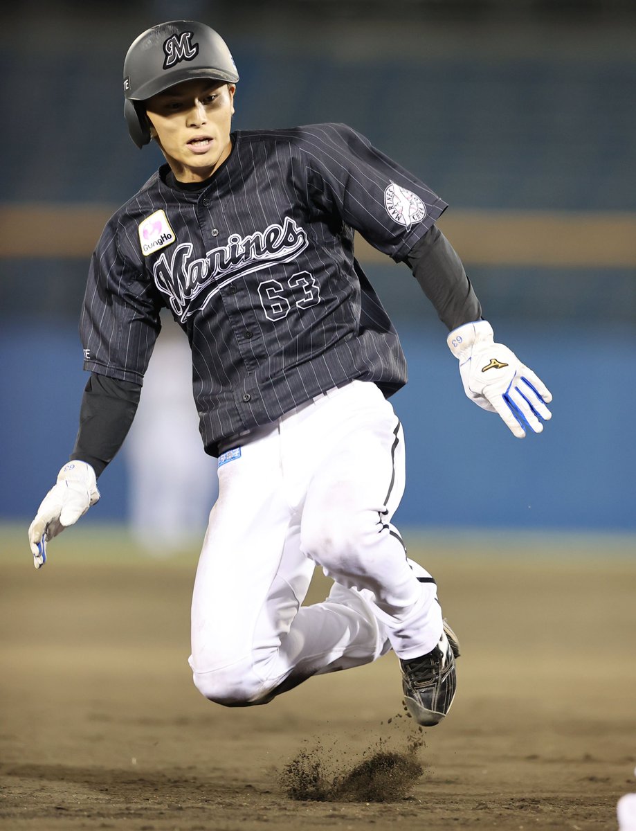 日刊スポーツ野球取材基地 S Tweet Chibalotte 日本ハム 対 ロッテ ８回表ロッテ２死一 二塁 重盗となる三盗を決める 和田康士朗 Trendsmap