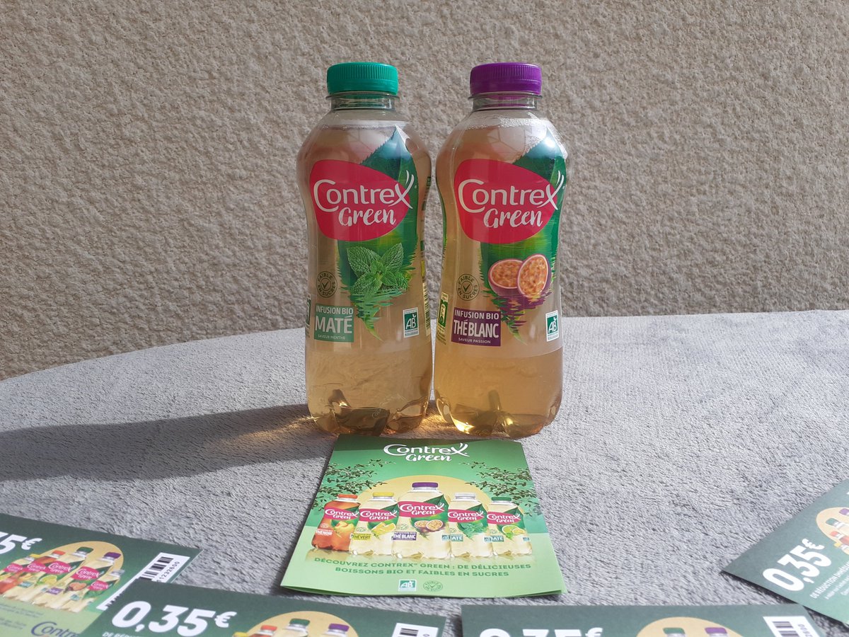 ProductTestFR's tweet photo. Gamme CONTREX Green
-Thé noir saveur pêche
-Thé vert saveur citron
-Thé blanc saveur passion
-Maté saveur menthe
-Maté saveur citron, citron vert
Arômes naturelles, faible en sucres, BIO, sans édulcorant, sans conservateur et sans colorant.
#ContrexGreenInfusionBio #ContrexGreen https://t.co/FKGtvkE3H1