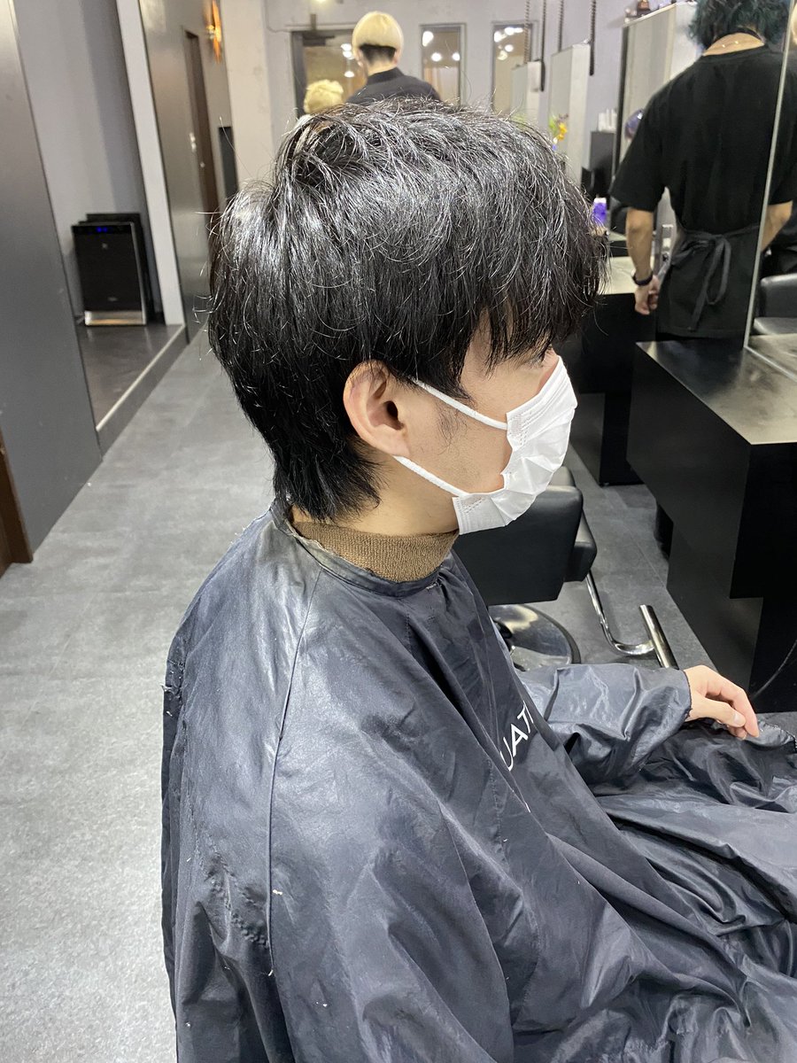 Kaori カラーモデル募集 バッサリカットしてブリーチなしでブラウンに メンズカットモデル募集してます メンズカット カットモデル募集 カラーモデル募集 メンズヘア ベリーショート ブリーチなし ブラウンカラー