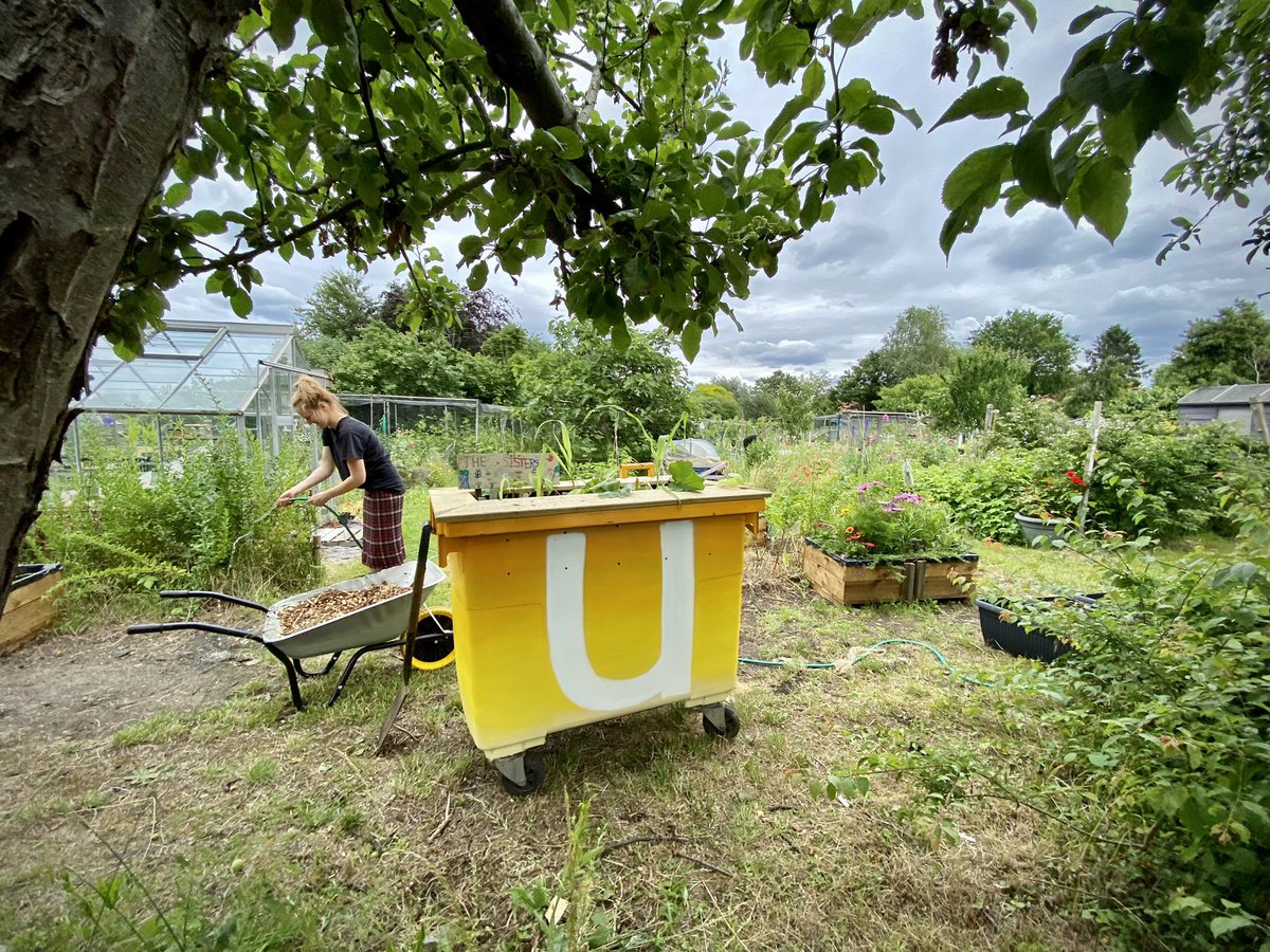 Sneaky peak at our container that will be part of the #crop_ups <a href="/communitybrain/">The Community Brain</a> garden  <a href="/The_RHS/">The RHS</a> #hamptoncourtflowershow as you can see we are the “U” in #crop_ups If you go along please take a pic and share with us 🌽 #sevensisters