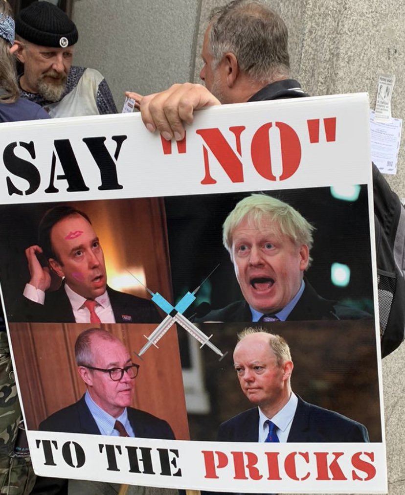 GillianMcKeith's tweet photo. WE THE PEOPLE have NO confidence in our government. #londonprotest #enoughisenough June 26, 2021 https://t.co/eO3mUJL6dC
