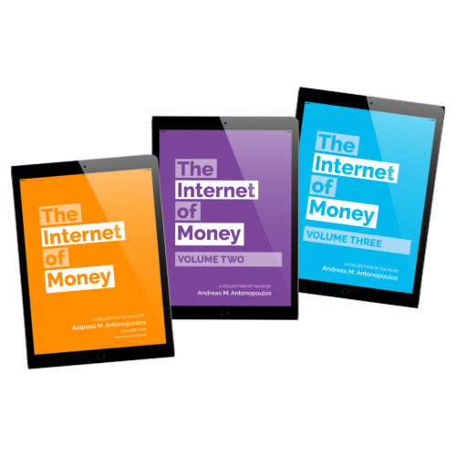 Get all 3 of my Internet of Money books, in a bundle, now on the aantonop shop. In these books you'll read some of my best talks, like Currency Wars. 

Crypto is about so much more than price, learn about why these technologies matter: aantonop.com/product/the-in… 

#cryptocurrency