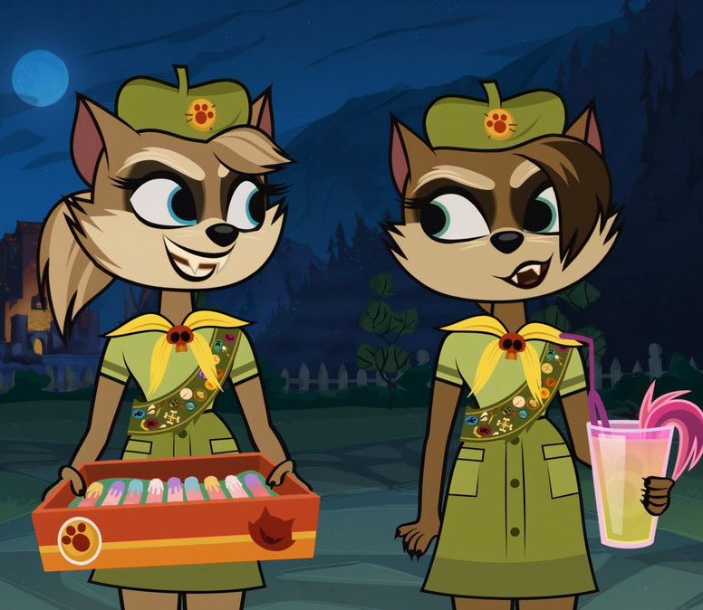 furrygirlsdaily's tweet photo. Charlotte &amp; Sophie from Hotel Transylvania: The Series https://t.co/MoJIHasMcS