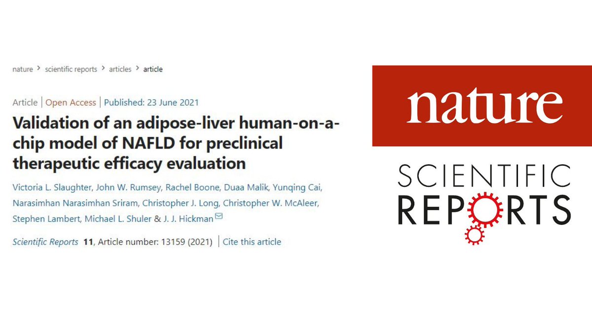 HesperosInc's tweet photo. Excited to announce a recent study published in Nature @SciReports where our team validates the utility of a Human-on-a-Chip to model Nonalcoholic Fatty Liver Disease (NAFLD).
https://t.co/IEltvTylqF
#Nature #diabetes #liverdisease #organonachip #NAFLD #biotech https://t.co/TT4WOS9gyD