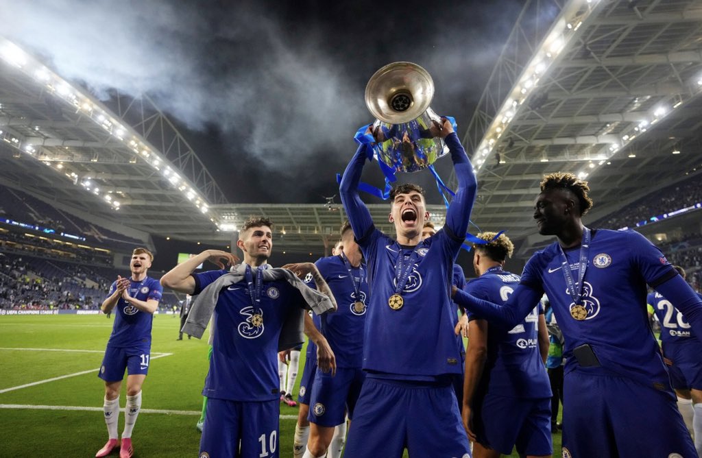 CFCBlues_com's tweet photo. A month ago today, we became European Champions 🏆 https://t.co/oVuVwwolUW
