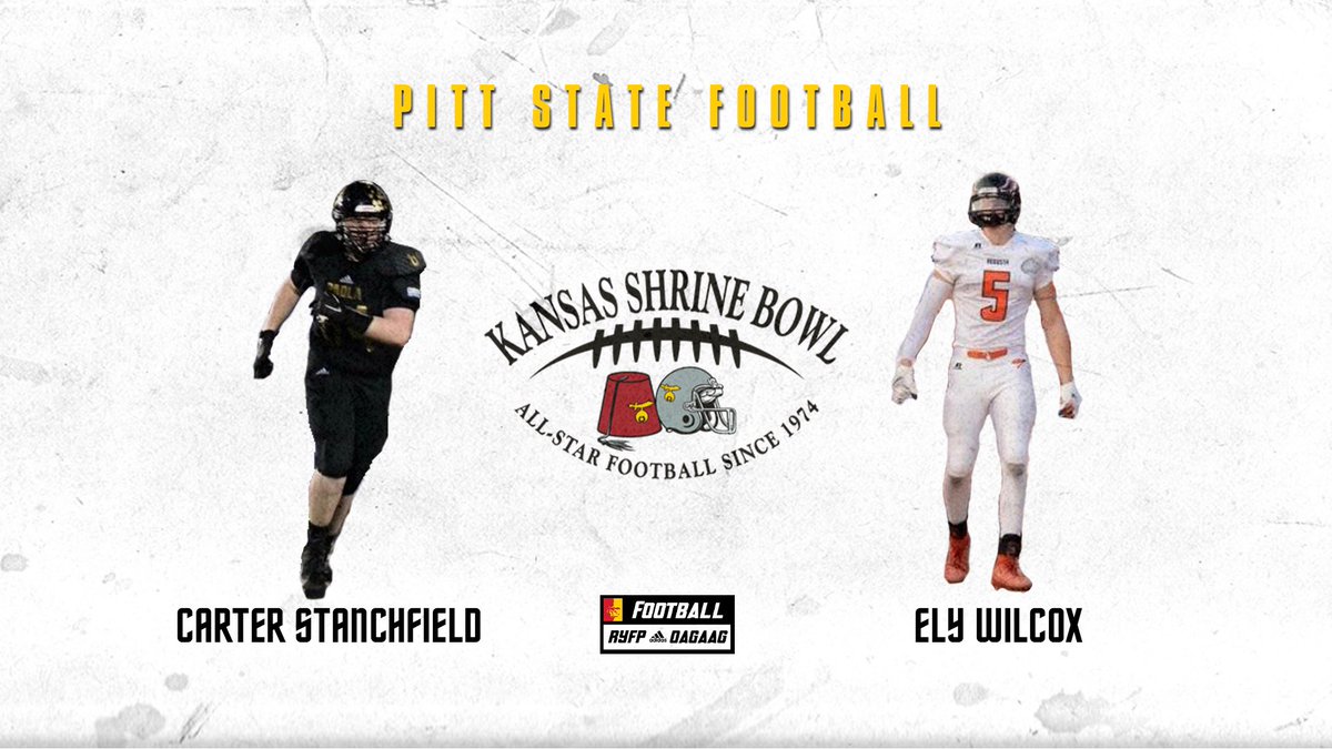 Good luck to Carter and Ely as they compete in the Kansas Shrine Bowl today ‼️ 

#RYFP // <a href="/KSShrineBowl/">Kansas Shrine Bowl</a>