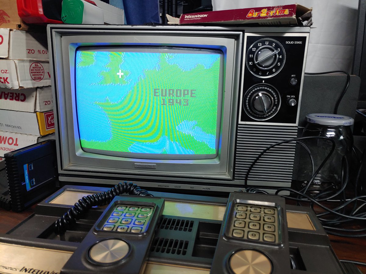 AtariMan71's tweet photo. A little Saturday morning #Intellevision anyone?
#RETROGAMING https://t.co/DoCts3n81s